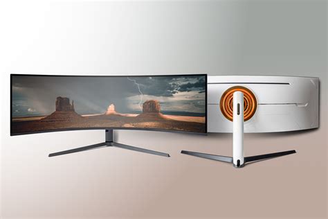 Ultrawide Curved Monitor Mockup 10K - Design Cuts