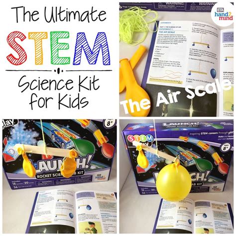 hand2mind Launch! Rocket Kids Science Kits, 18 STEM Experiments and Activities, Make Your Own ...