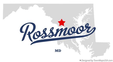 Map of Rossmoor, MD, Maryland