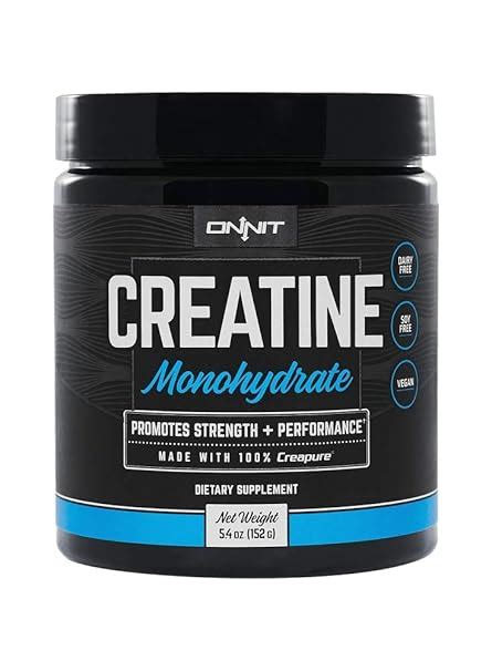 Amazon.com: Onnit Micronized Creatine Monohydrate (Creapure) - 5g Per Serving - NSF Certified ...