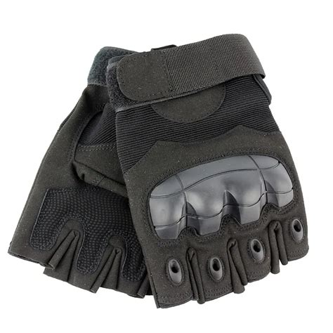 Tactical Fingerless Gloves Military Armed Paintball Airsoft Outdoor Sports Shooting Anti Skid ...