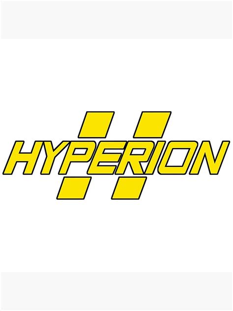 ""Hyperion" Classic Logo" Poster for Sale by Shinespike | Redbubble