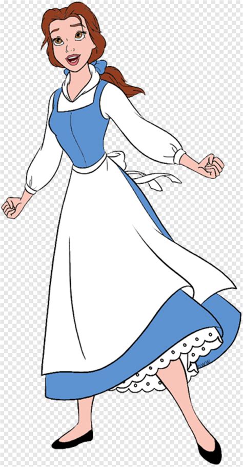 Belle - Belle Blue Dress Cartoon, Png Download - 376x721 (#3846343) PNG ...
