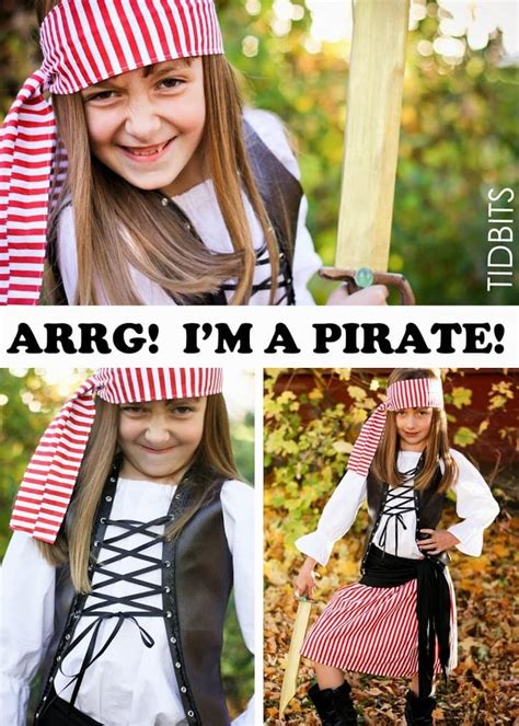 Pirate Costume for a Girl - Tidbits