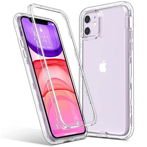 iPhone 11 Case, ULAK Clear Protective Heavy Duty Shockproof Rugged Protection Case Soft TPU ...