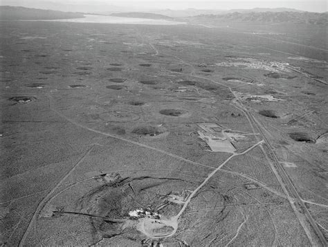 Subsidence Craters At Nevada Atom Bomb Test Site Photograph by Los ...