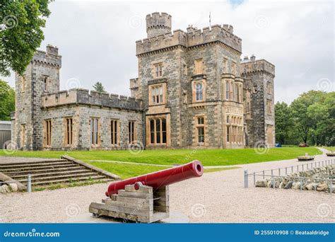 Lews Castle stock photo. Image of outer, landscape, fortification ...