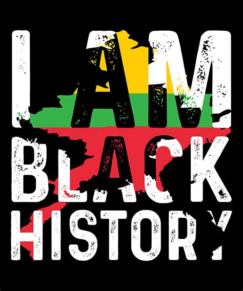 I Am Black History Month African American Pride Digital Art by Dastay Store - Fine Art America