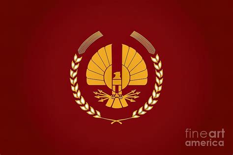 Panem Logo Painting by Adrian Olivia - Pixels