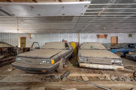 UNTOUCHED Abandoned Garage Full of Old Cars