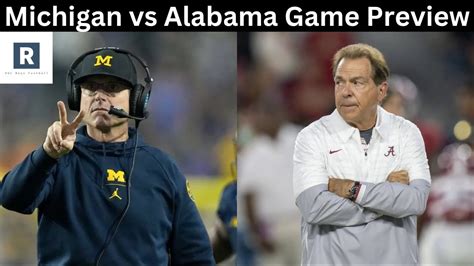 Michigan vs Alabama Game Preview | College Football Playoff Game ...