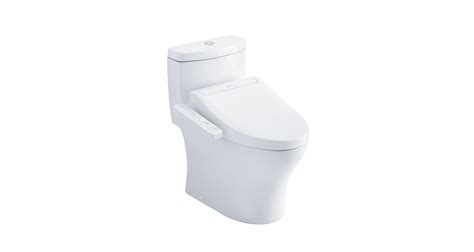 TOTO Washlet+ Cotton White Dual Flush Elongated Standard Height ...