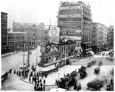 Where Flatiron Building now sits circa late 1800s. | New york city ...