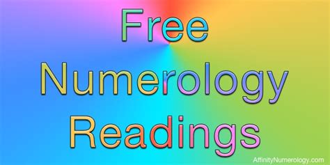 How to Use Free Numerology Readings