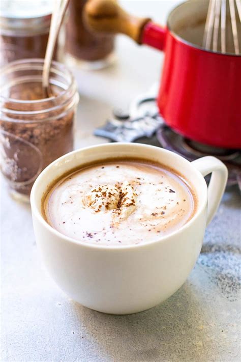 Gourmet Hot Chocolate Mix (4 Ingredients!) - Girl Gone Gourmet