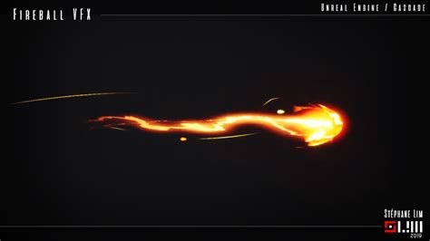 ArtStation - Fireball Game VFX, Stéphane Lim | Unreal engine, Artwork ...