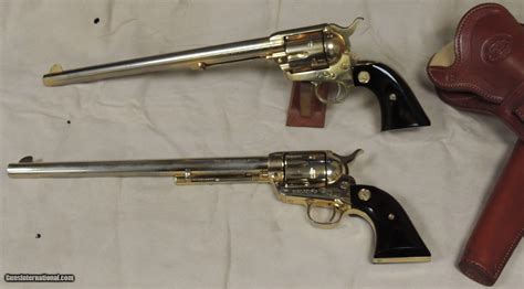 Colt 1964 Wyatt Earp Buntline Special SAA .45 LC Caliber Commemorative Revolver S/N 0054WE