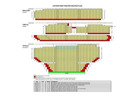 New Theatre Oxford Seating Plan for Shows, Musicals & Plays in 2023