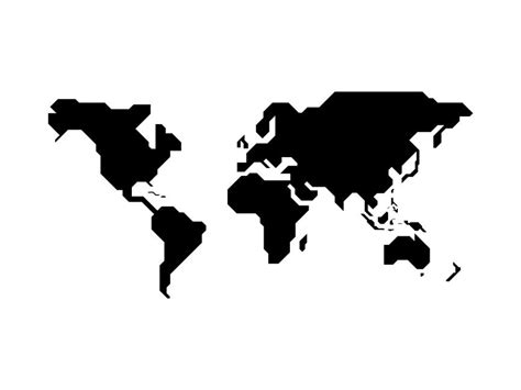 World Map Icon Vector PNG vector in SVG, PDF, AI, CDR format