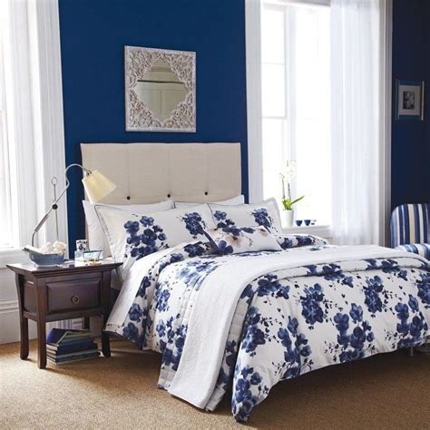 Indigo bedroom theme | Wallpaperdirect