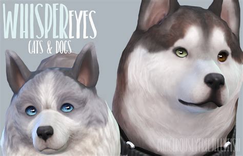 Mod The Sims - Default Whisper Eyes - Cats & Dogs