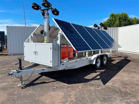 Mobile Solar Generator Trailers & Car Hauler Trailer Auction