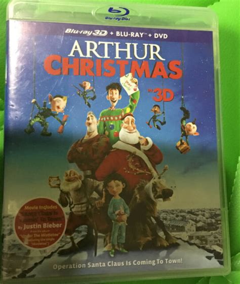 Arthur Christmas (Blu-ray/DVD, 2012, 3-Disc Set, Includes Digital Copy UltraViolet 2D/3D) for ...