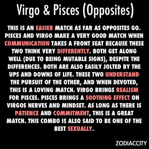 Compatibility between virgo and pisces.