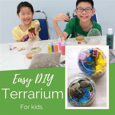 Easy DIY terrarium for kids - Lup Wai - Parent Whisperer