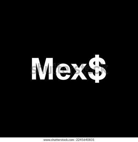 Mexico Currency Symbol Mexican Peso Icon Stock Vector (Royalty Free ...