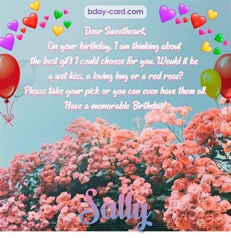 Birthday images for Sally 💐 — Free happy bday pictures and photos ...