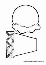 Snow Cone Coloring Page sketch template