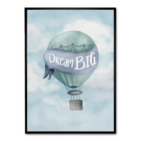 Dream Big Blue poster | Postera.art