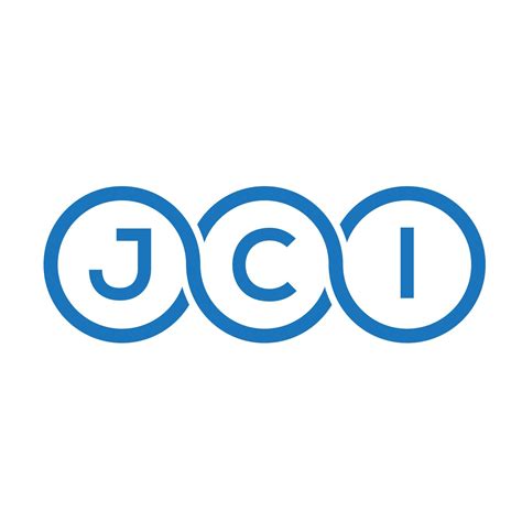 JCI letter logo design on white background. JCI creative initials letter logo concept. JCI ...