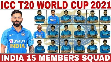 India Team Squad for ICC T20 World Cup 2024 - Cricket Worlds