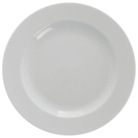 World® Basics Mid-Rim Bright White Porcelain Bread and Butter Plate - 6 1/4" Dia