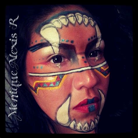 Aztec/Mayan | Egyptian makeup, Makeup, Carnival face paint