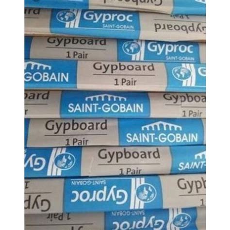 6 X 4 Feet White Saint Gobain Gyproc Gypsum Board, Thickness: 12.5mm at Rs 510/piece in Kolkata