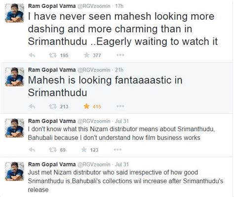 RGV Sensational Comments on Mahesh's Srimanthudu!