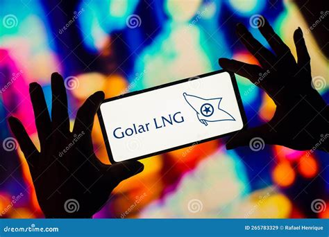 January 7, 2023, Brazil. in this Photo Illustration, the Golar LNG Logo ...