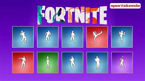 Top 10 rarest Fortnite emotes that have not returned in a long time