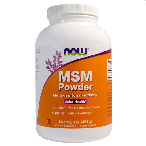 Now Foods, MSM Powder, 1 lb (454 g) | By iHerb