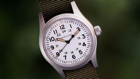 Hamilton Khaki Field Mechanical White Dial Watch | aBlogtoWatch