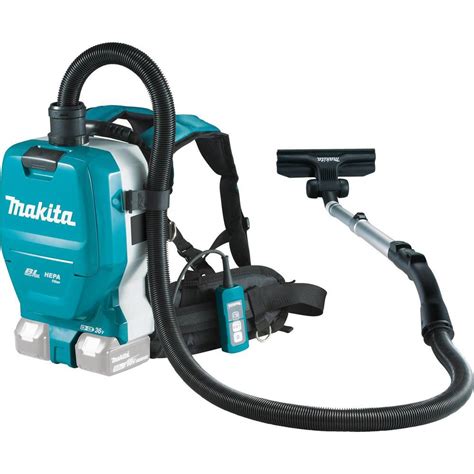 Makita 18-Volt X2 LXT Lithium-Ion (36-Volt) Brushless Cordless 1/2 Gal. Hepa Filter Backpack Dry ...