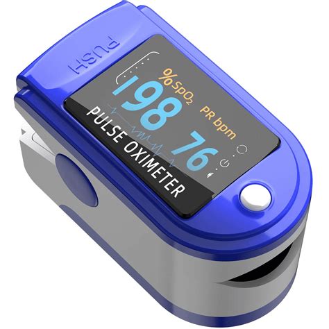 Fingertip Pulse Oximeter Blood Oxygen Meter SpO2 Monitor, Blood Oxygen ...