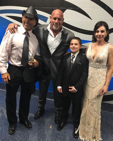 2017 WWE Hall of Fame inductee Bill Goldberg with his wife Wanda ...