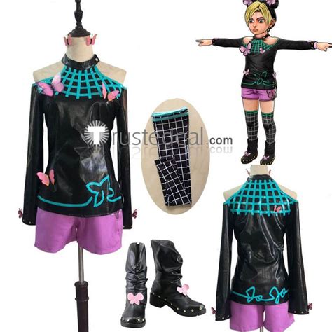 JoJo's Bizarre Adventure Eyes of Heaven Jolyne Cujoh Young Cosplay Costume