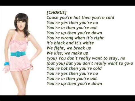 Katy perry hot and cold lytics - bananamzaer