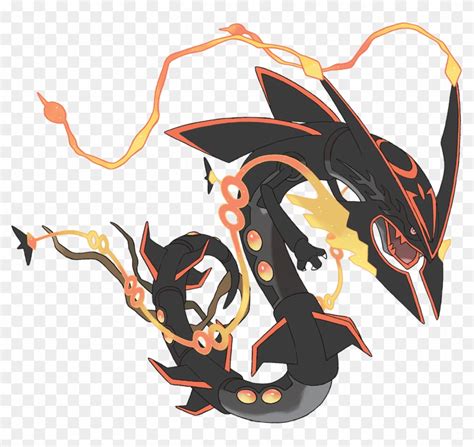 1 Yorum - Pokemon Shiny Mega Rayquaza - Free Transparent PNG Clipart ...