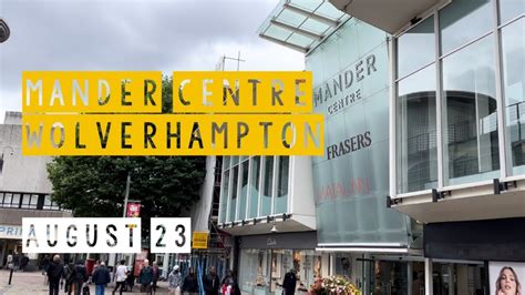 Mander Centre Shopping Mall Walk | Wolverhampton City Centre, West ...